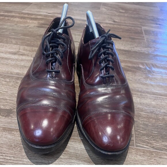 Allen Edmonds Park Avenue Oxfords Men’s 12 Burgundy Leather Cap Toe  5675 Shoes main image 15
